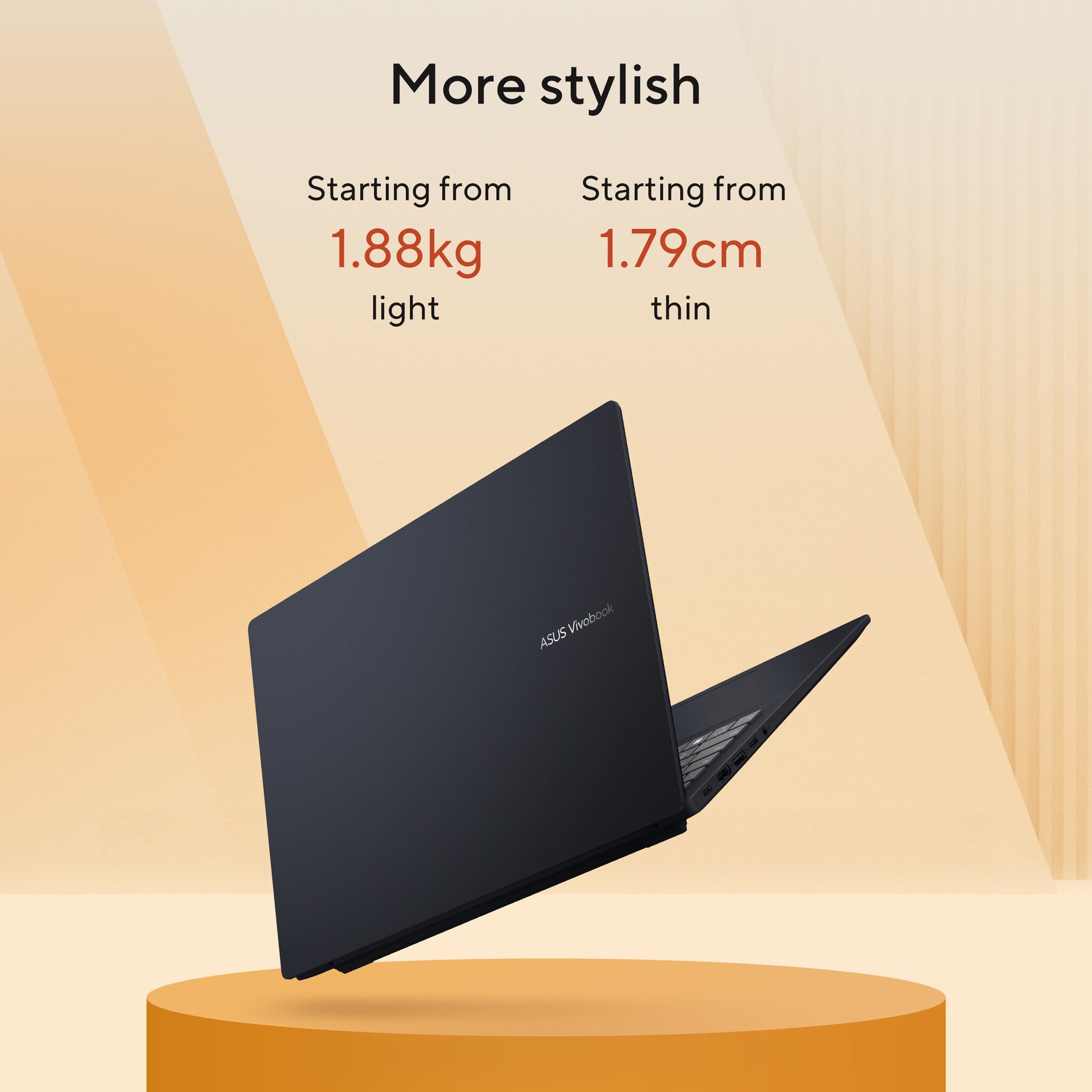 ASUS Vivobook 16 M1607KA-MB164W Copilot+ PC AMD Ryzen AI 5 330 Laptop 40,6 cm (16") WUXGA 16 GB DDR5-SDRAM 512 GB SSD Wi-Fi 6 (802.11ax) Windows 11 Home Nederlands Blauw