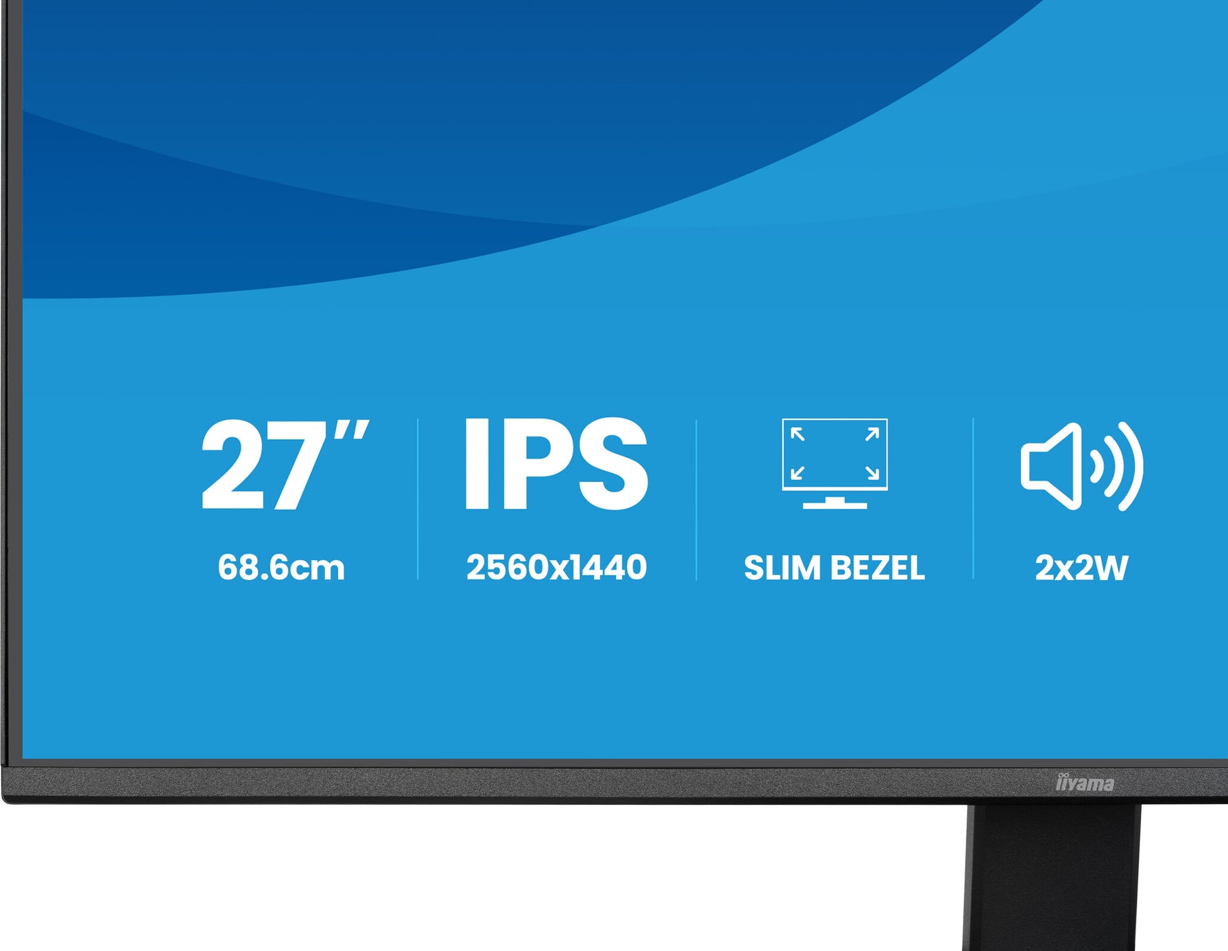 iiyama ProLite X2791QS-B1 computer monitor 68,6 cm (27") 2560 x 1440 Pixels Quad HD LED Zwart