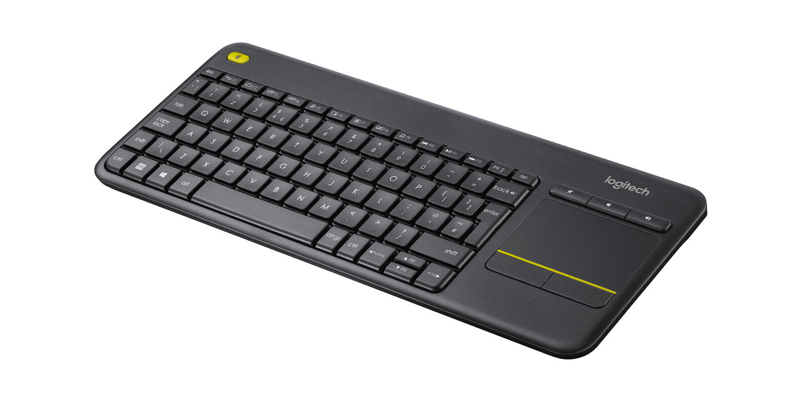 Logitech Wireless Touch KBD K400 Plus Black BE