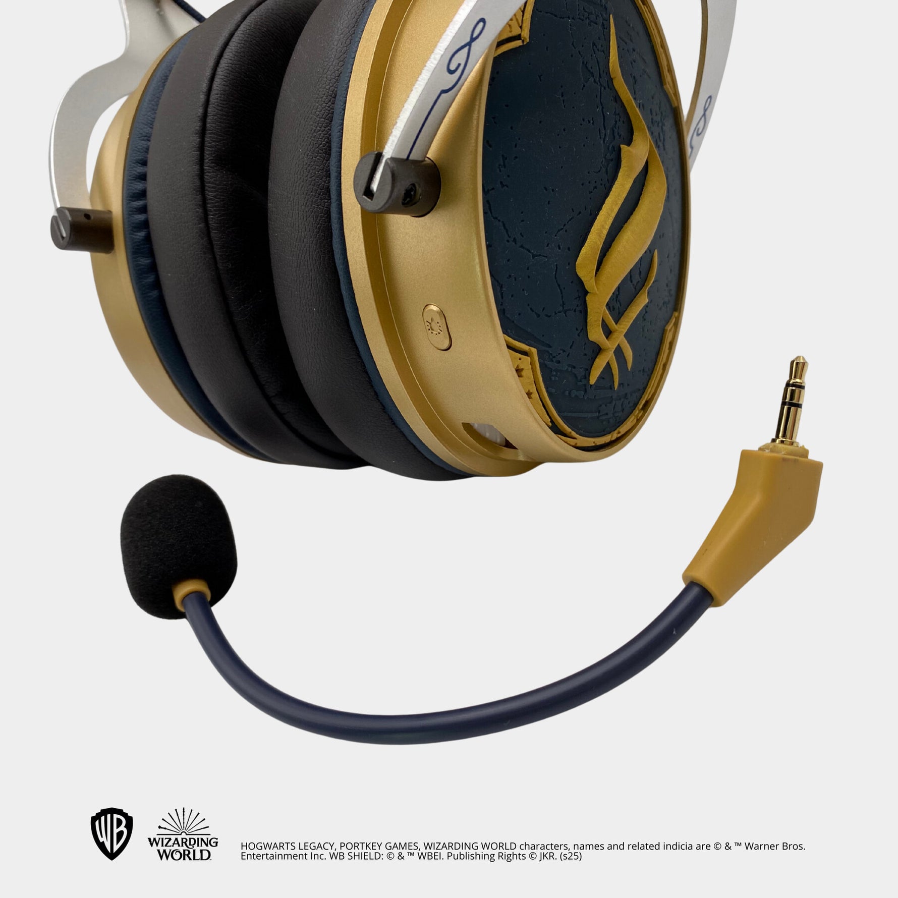 Lexip WAXLXHS0002 hoofdtelefoon/headset Bedraad en draadloos Hoofdband Gamen Bluetooth Blauw, Goud