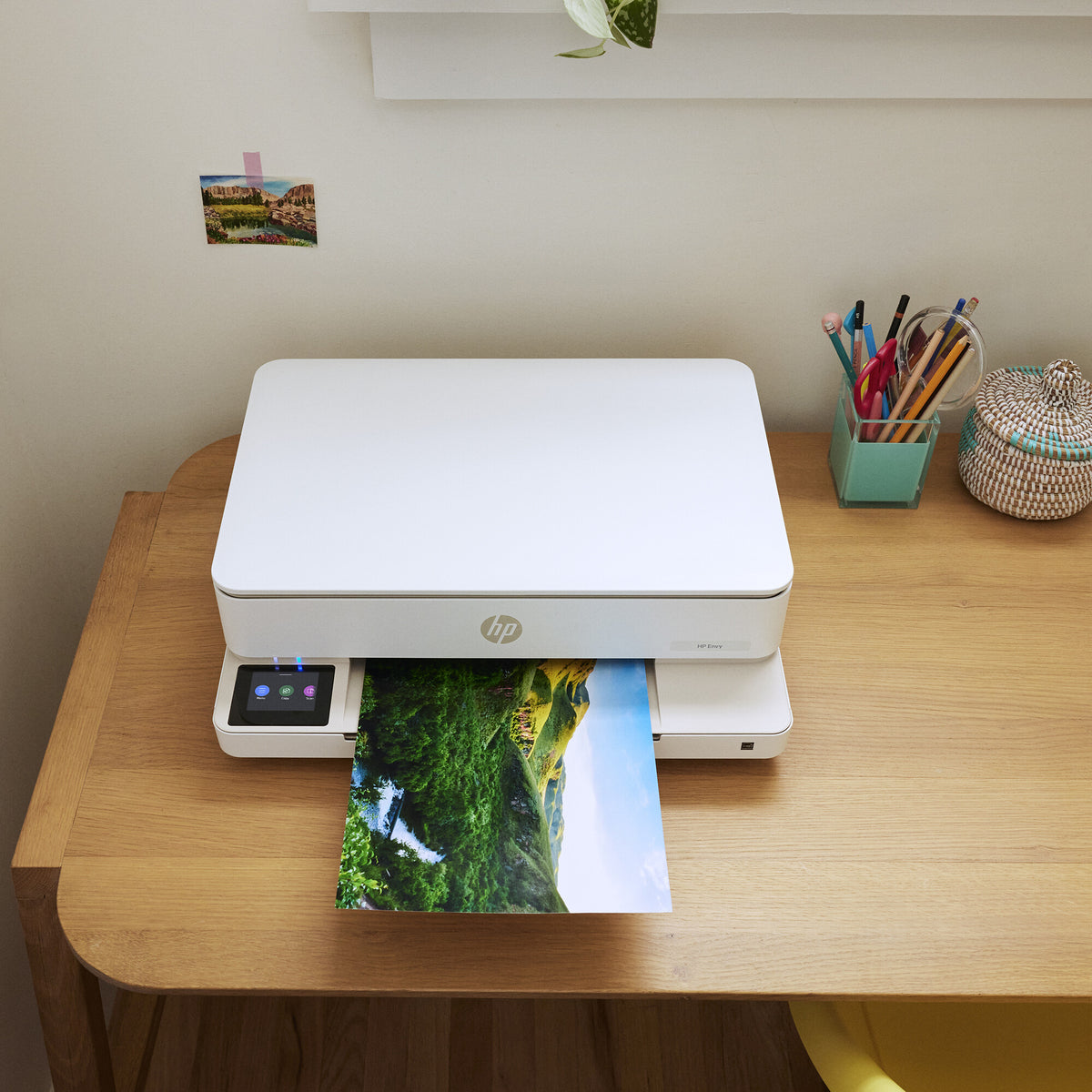 HP Envy 6110 All-in-One Kleur Printer, Foto's printen; Kopieerapparaat, Scanner