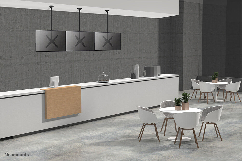 Neomounts FPMA-C340BLACK Monitor/TV-beugel plafond 32-75