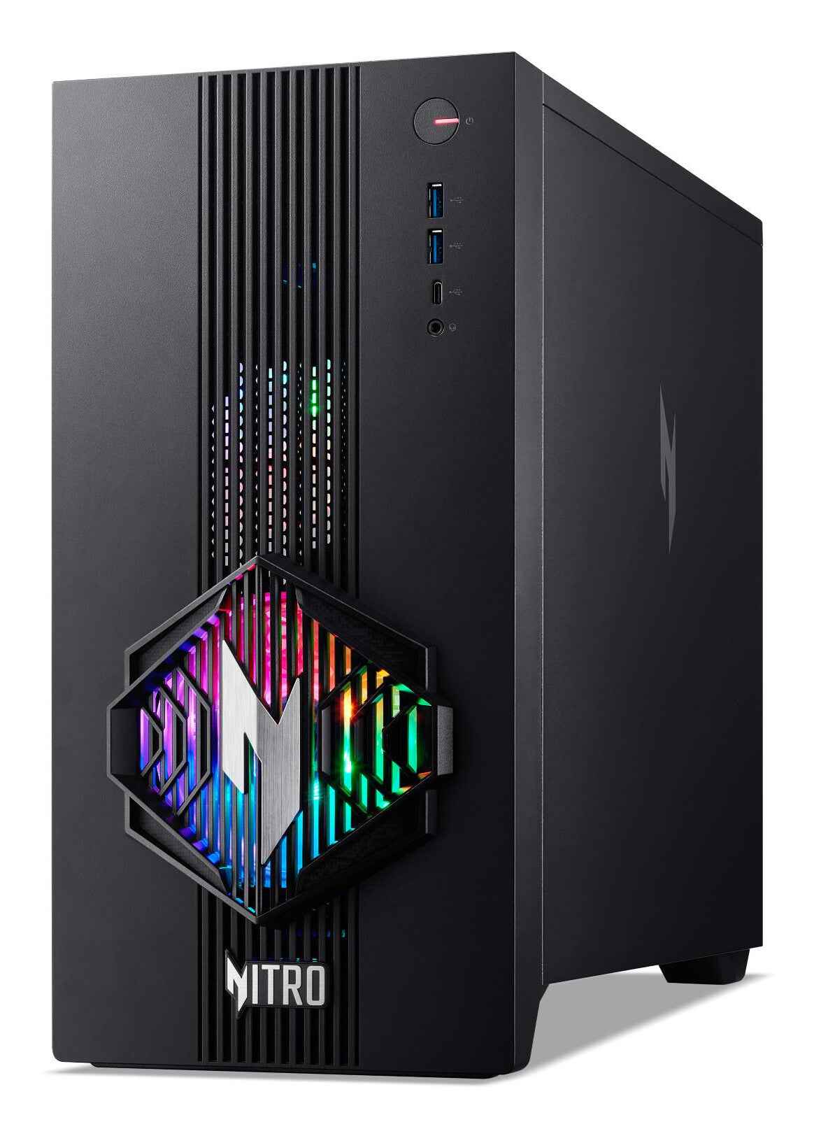 Acer NITRO N30-100 AR5960 AMD Ryzen™ 5 8500G 16 GB DDR5-SDRAM 1 TB SSD AMD Radeon RX 9060 XT Windows 11 Home Desktop PC Zwart
