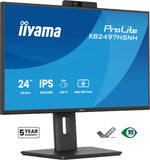 iiyama ProLite XB2497HSNH-B1 24IN IPS LCD 4MS 1920X1080 350CD/M2 HDMI/DP/USB 2 computer monitor 60,5 cm (23.8") 1920 x 1080 Pixels Full HD Zwart