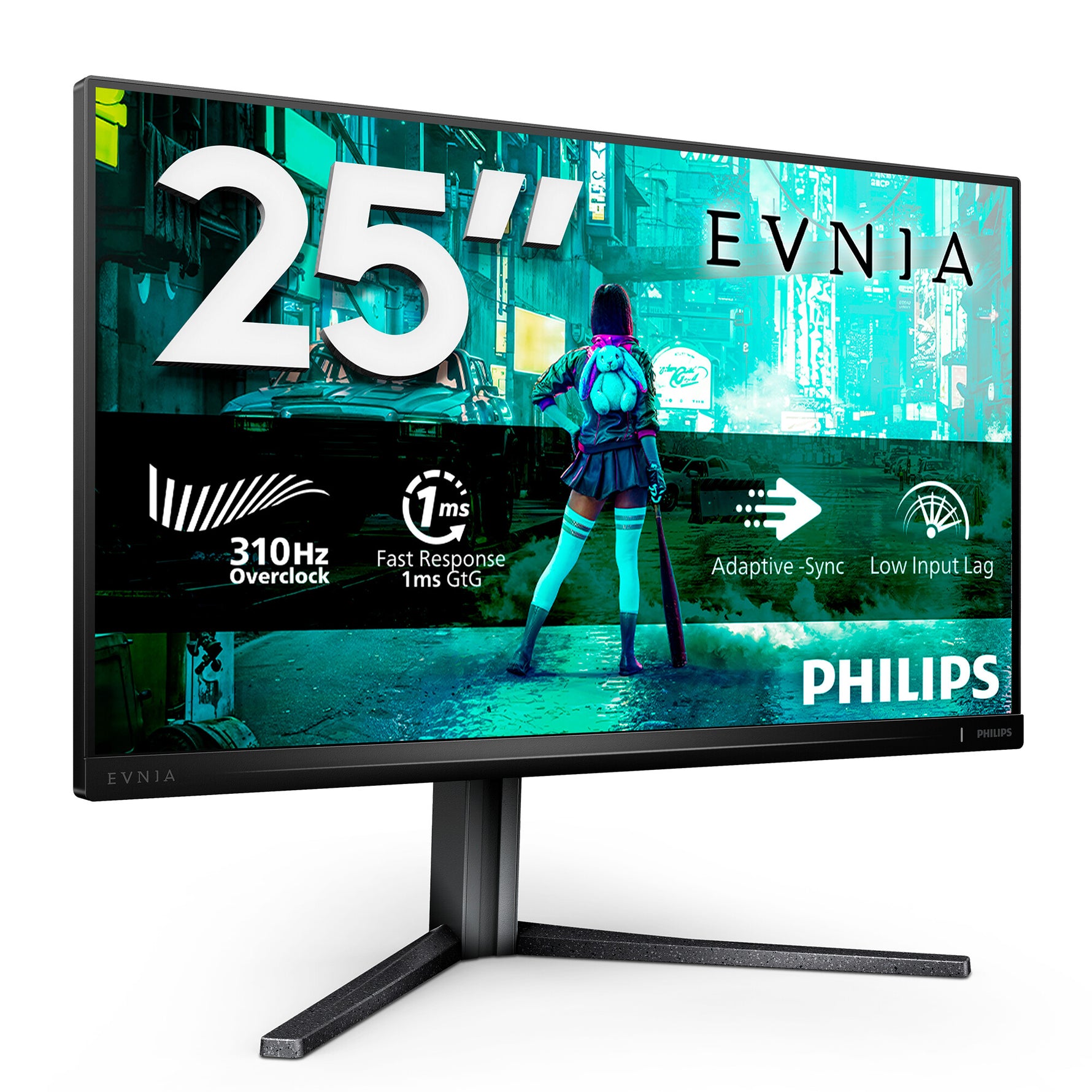 Philips Evnia 3000 25M2N3200U/00 computer monitor 62,2 cm (24.5") 1920 x 1080 Pixels Full HD LCD Zwart