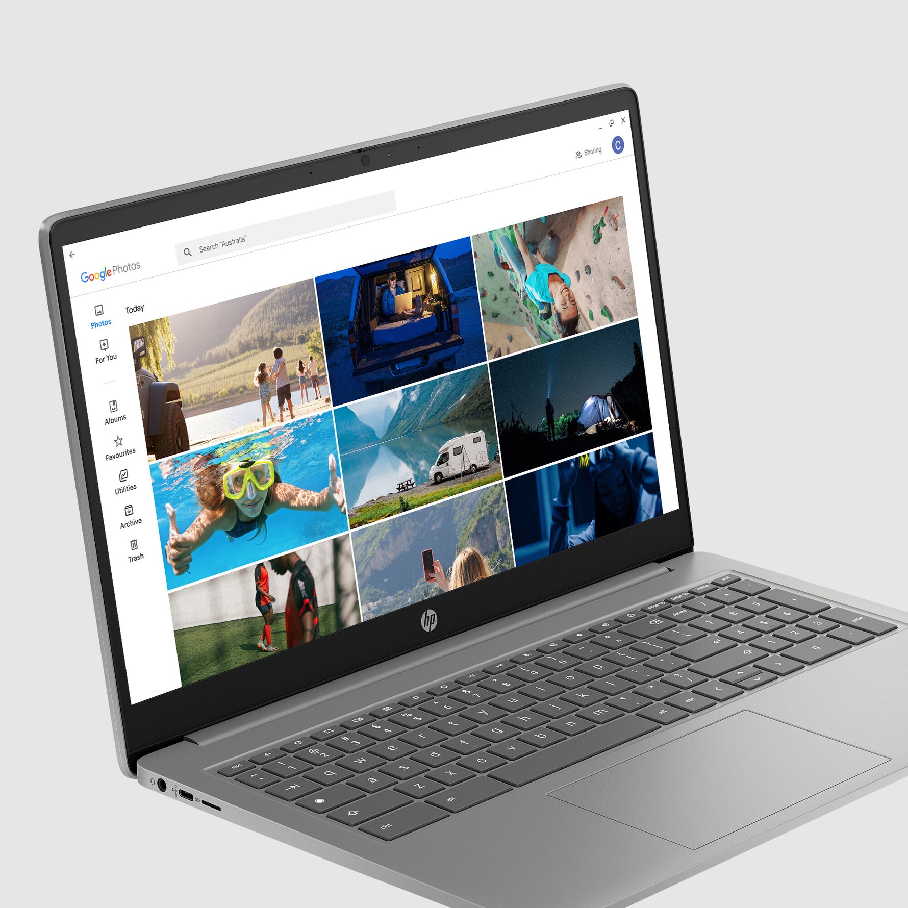 HP Chromebook 15a-nb0240nd Intel® Core™ i3 i3-N305 39,6 cm (15.6