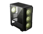 MSI MAG FORGE M120R AIRFLOW computerbehuizing Mini Tower Zwart, Transparant
