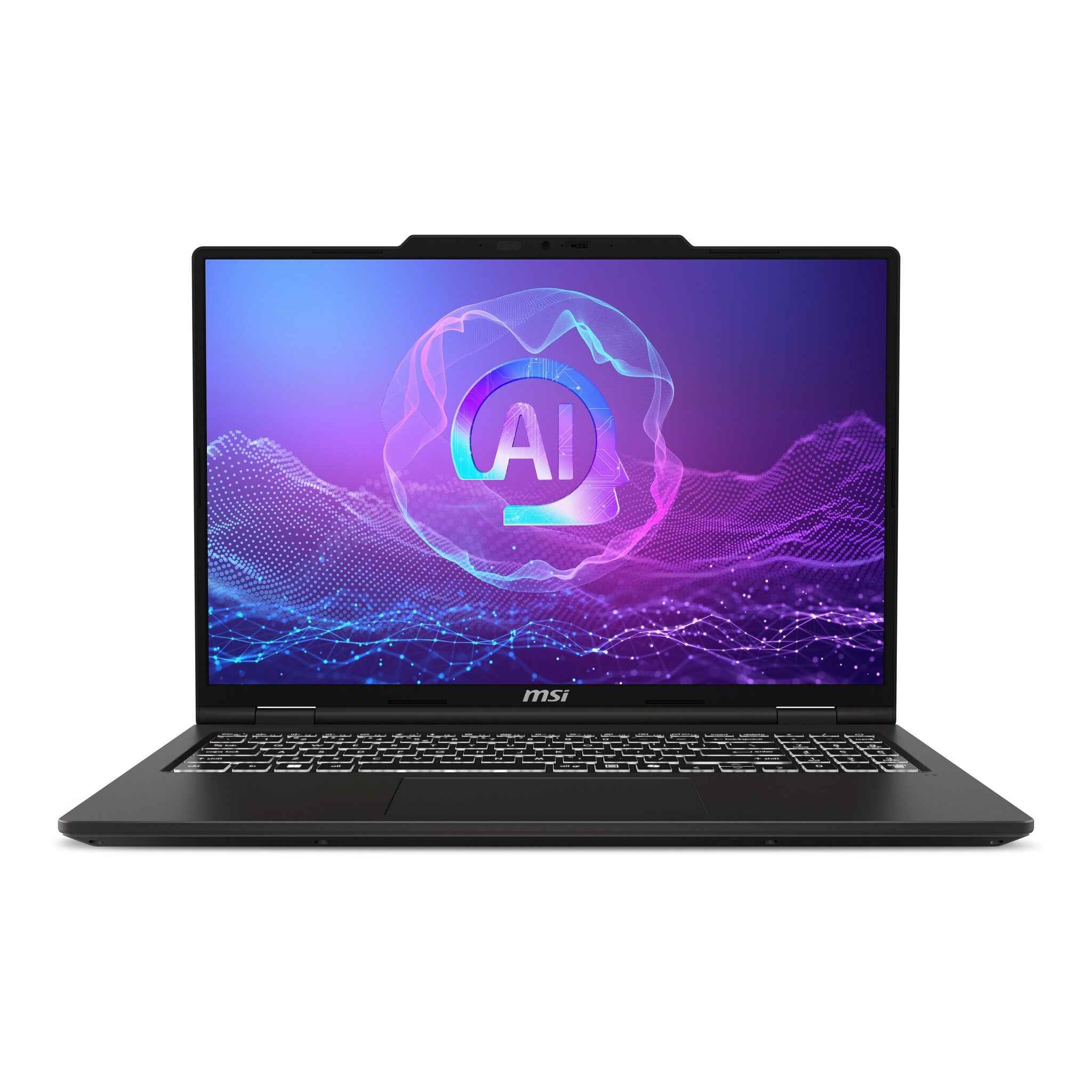 MSI VenturePro 16 A2RWEG-062NL Intel Core 7 240H Netbook 40,6 cm (16") Full HD+ 16 GB DDR5-SDRAM 512 GB SSD NVIDIA GeForce RTX 5050 Wi-Fi 6E (802.11ax) Windows 11 Pro Grijs