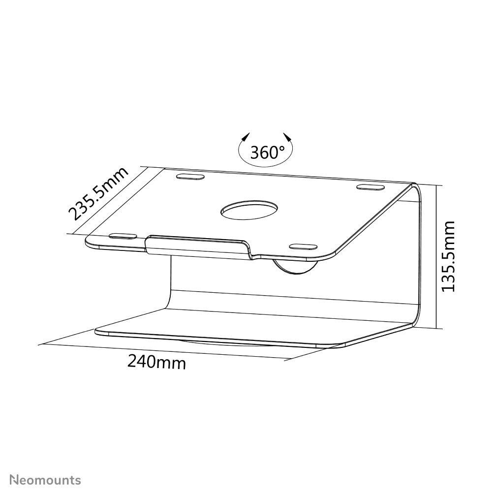 Neomounts NSLS050 Laptopstandaard 10-17