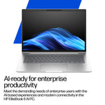 HP EliteBook 6 G1i AI Wolf Pro Security Edition Intel Core Ultra 7 255U Laptop 35,6 cm (14") WUXGA 16 GB DDR5-SDRAM 512 GB SSD Wi-Fi 6E (802.11ax) Windows 11 Pro AI PC Zilver
