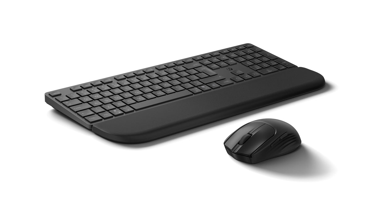 HP MultiDvcDuMdMSEKBCombowPR585C BE toetsenbord Inclusief muis Thuis/Werk RF-draadloos + Bluetooth Zwart