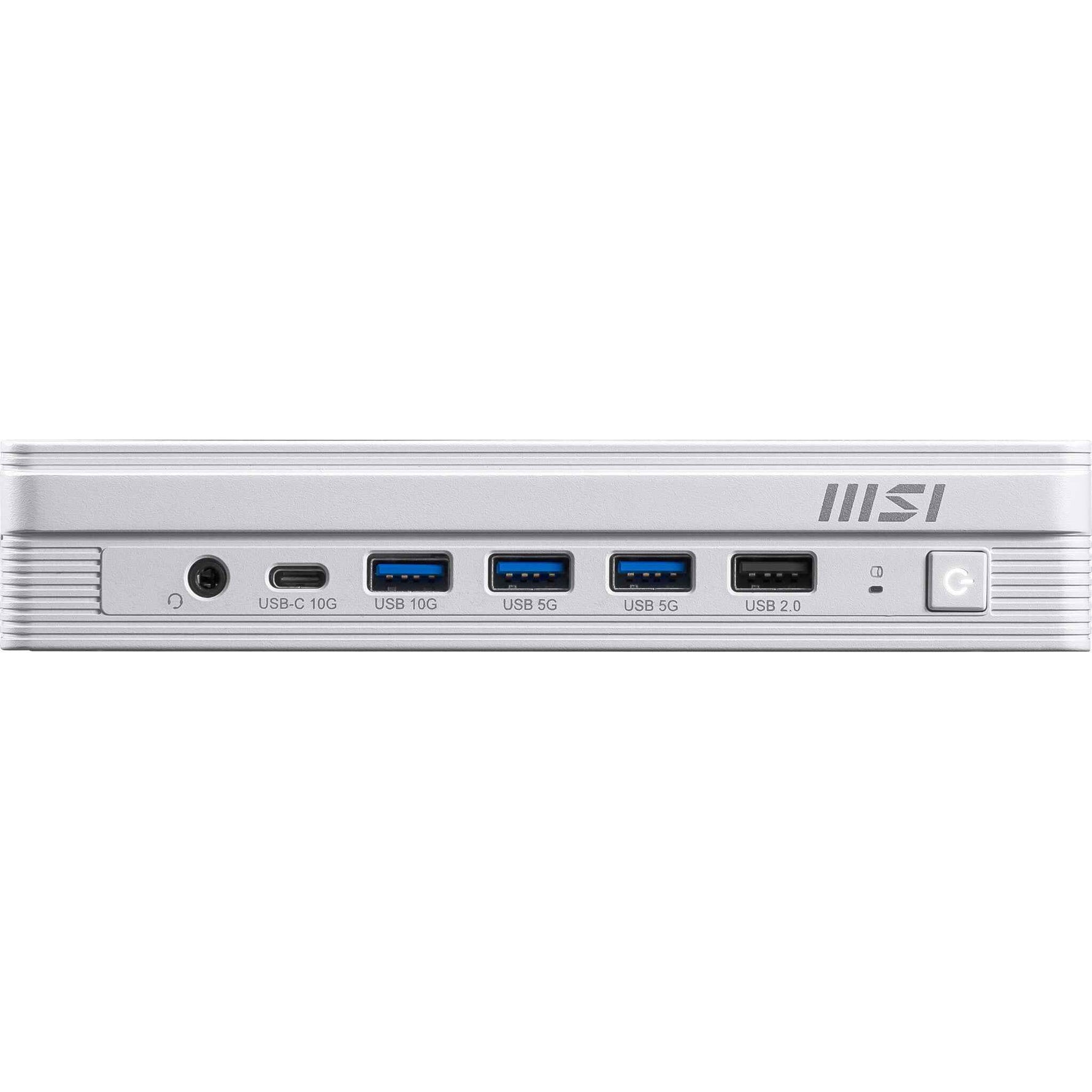 MSI PRO DP10 A14MG-006BEU PC's/werkstation Intel® Core™ i3 i3-14100 1,1L maat pc Mini PC barebone Wit