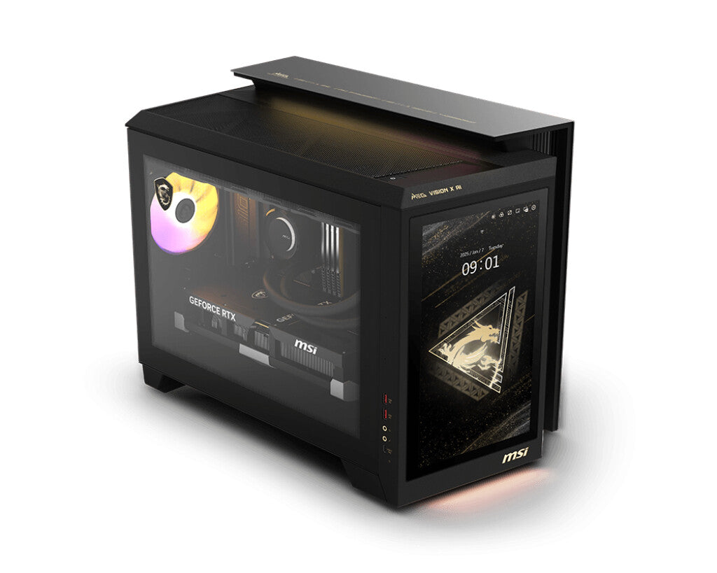 MSI MEG Vision X AI 2NVV7-004EU Intel Core Ultra 7 265K 32 GB DDR5-SDRAM 2 TB SSD NVIDIA GeForce RTX 5080 Windows 11 Home Desktop PC Zwart