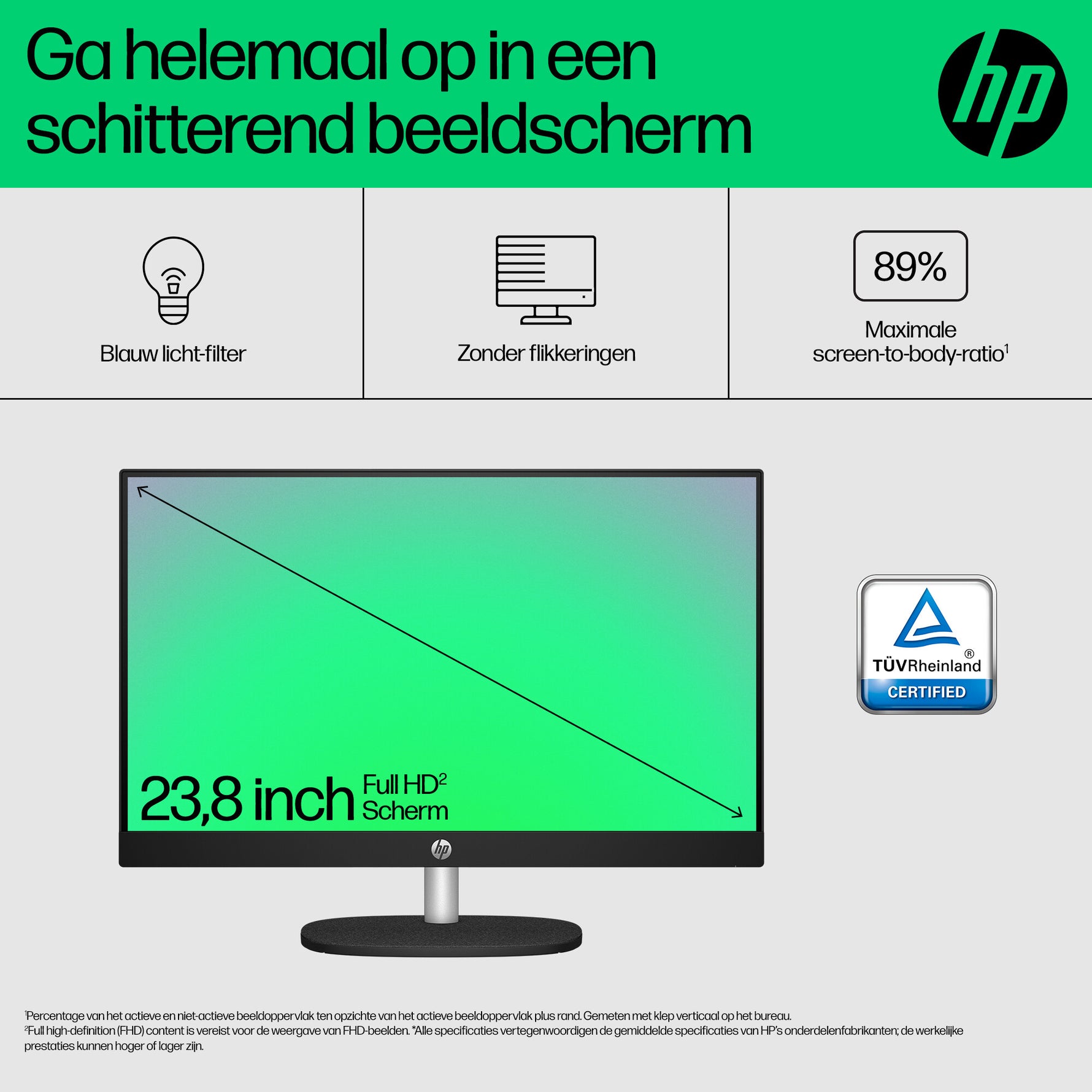 HP AIO 24-cr0057nd PC NL Intel® Core™ i5 i5-1335U 60,5 cm (23.8") 1920 x 1080 Pixels Alles-in-één-pc 16 GB DDR4-SDRAM 512 GB SSD Windows 11 Home Wi-Fi 6 (802.11ax) Wit