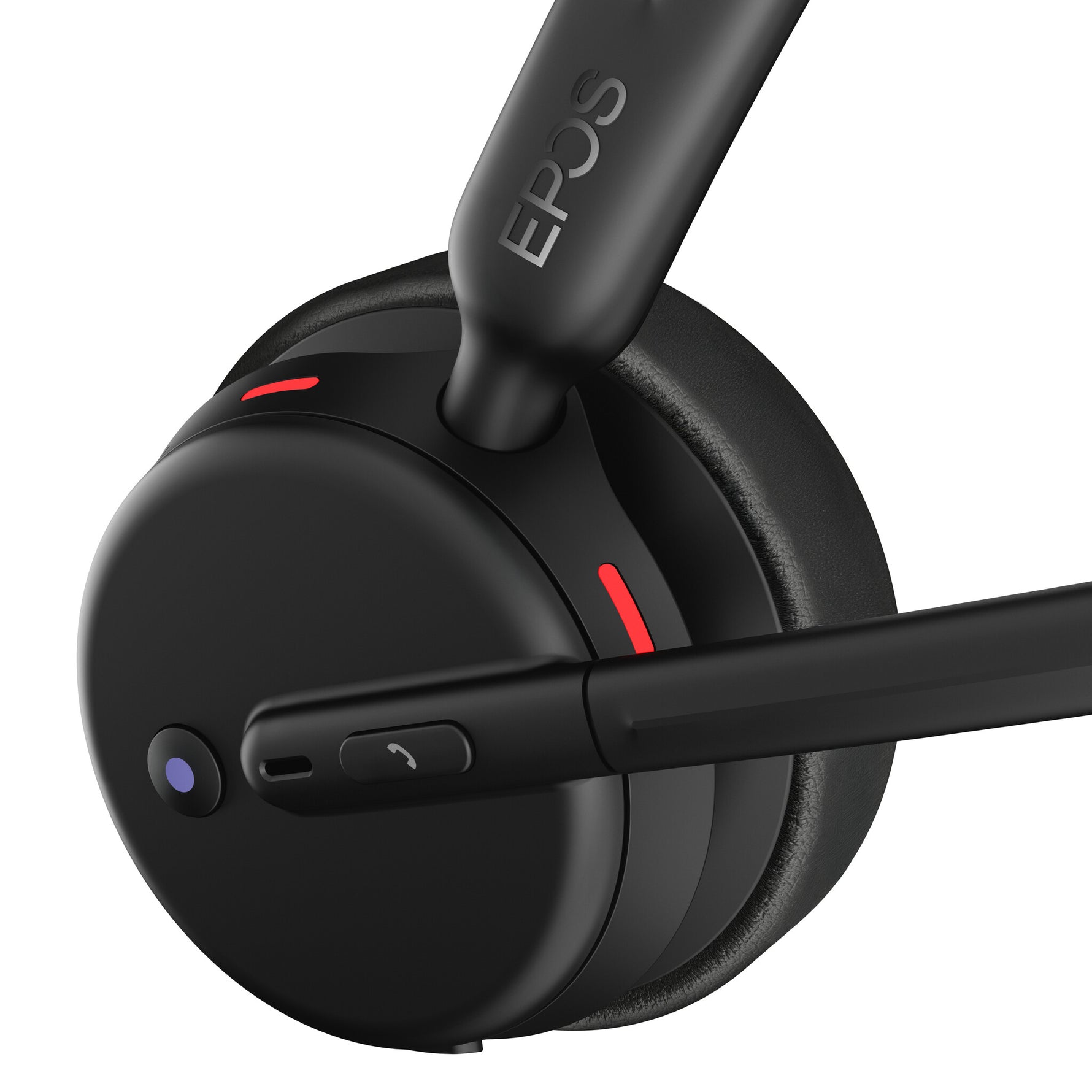 EPOS 1001490 hoofdtelefoon/headset Bedraad en draadloos Hoofdband Kantoor/callcenter USB Type-C Bluetooth Zwart