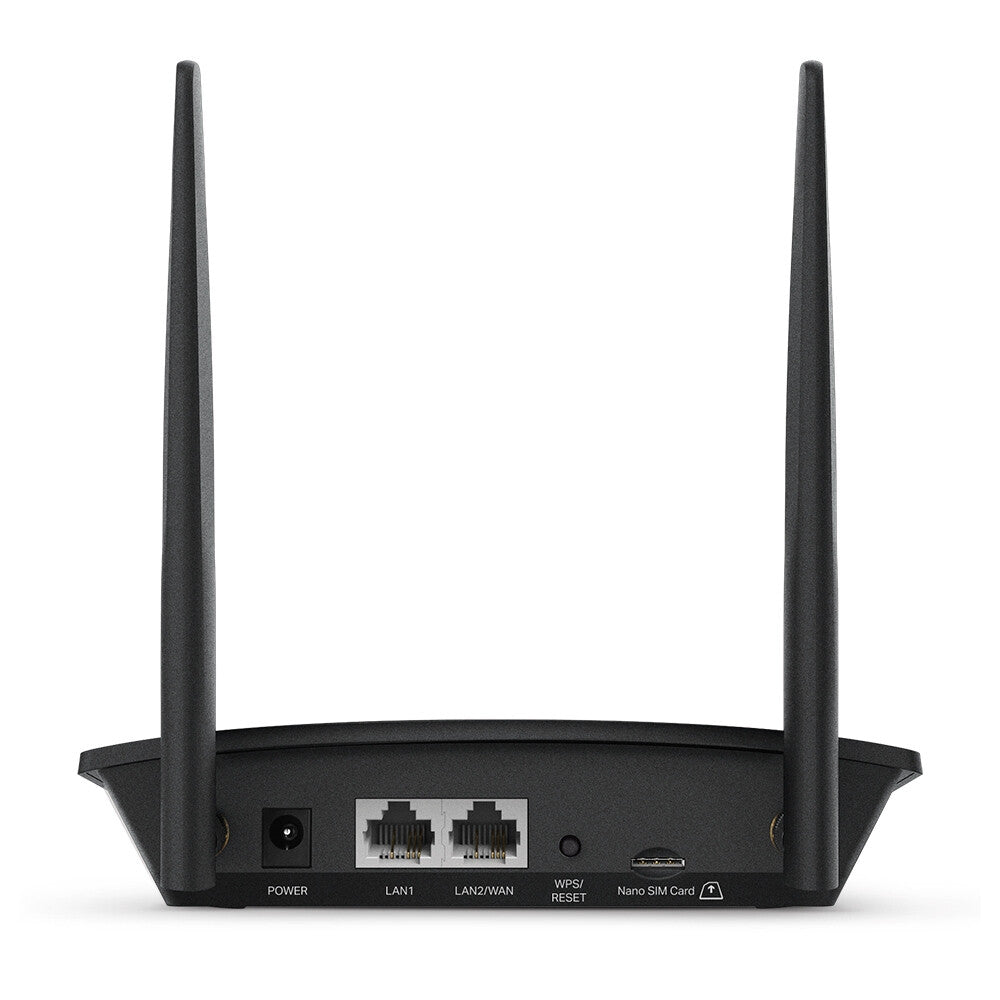 TP-Link TL-MR100 draadloze router Fast Ethernet Single-band (2.4 GHz) 4G Zwart