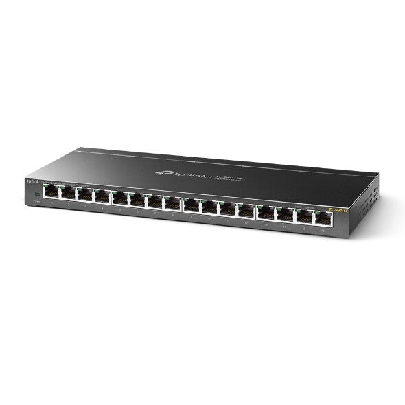 TP-Link TL-SG116E Unmanaged L2 Gigabit Ethernet (10/100/1000) Zwart