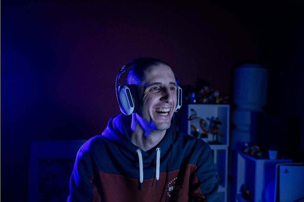 Konix Skylite Headset Bedraad Hoofdband Gamen Zwart, Wit