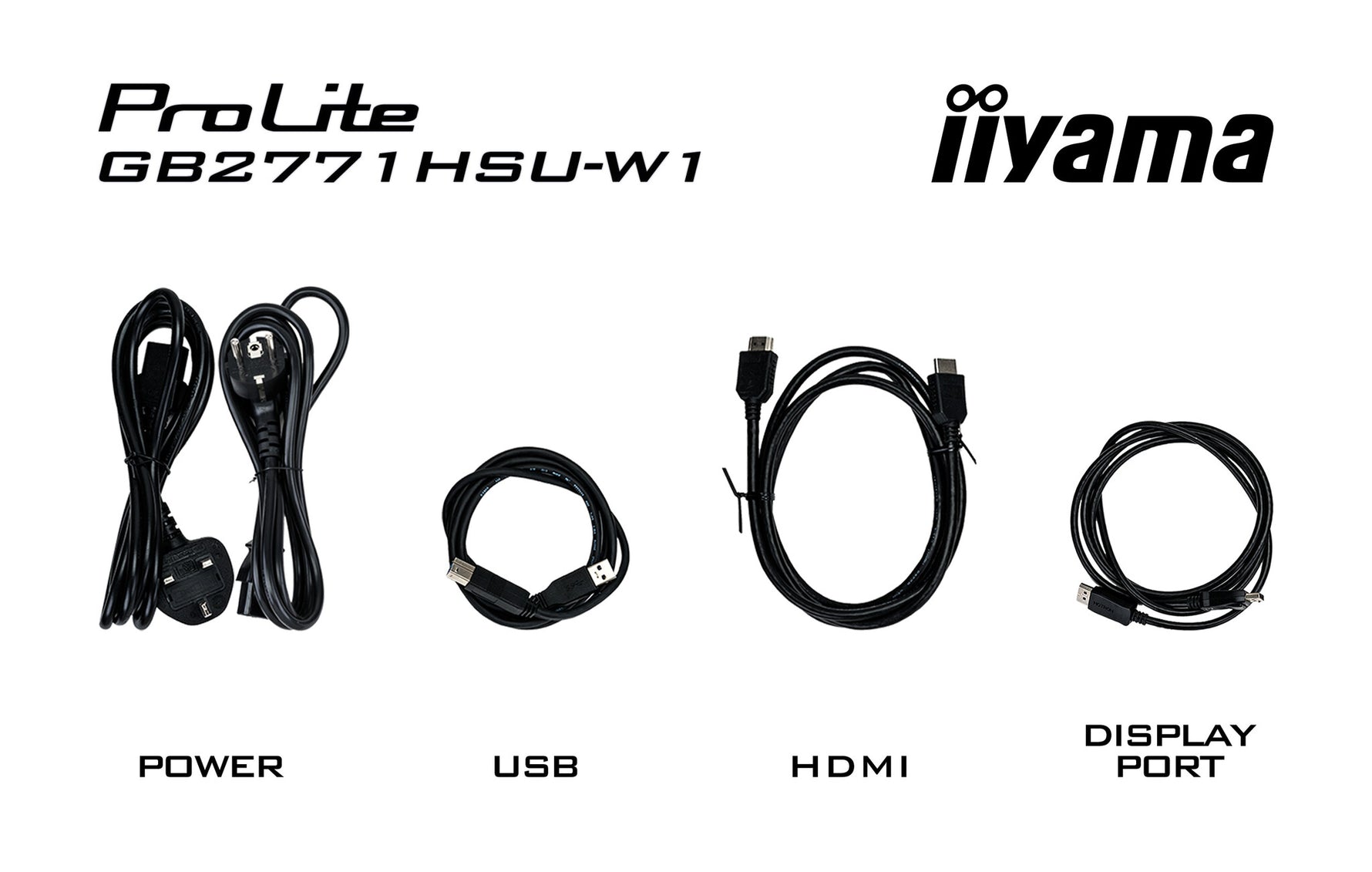 iiyama G-MASTER GB2771HSU-W1 computer monitor 68,6 cm (27") 1920 x 1080 Pixels Full HD LCD Wit
