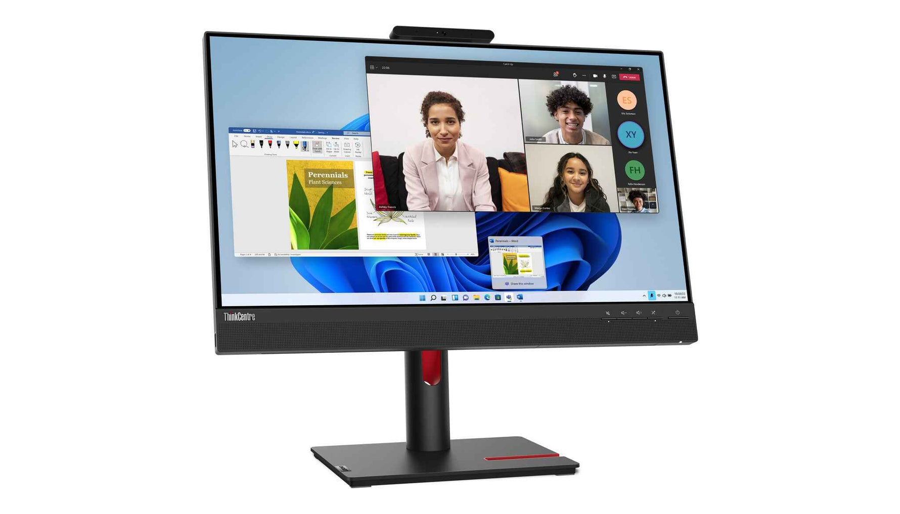 Lenovo ThinkCentre Tiny-In-One 24 Gen 5 LED display 60,5 cm (23.8") 1920 x 1080 Pixels Full HD Zwart