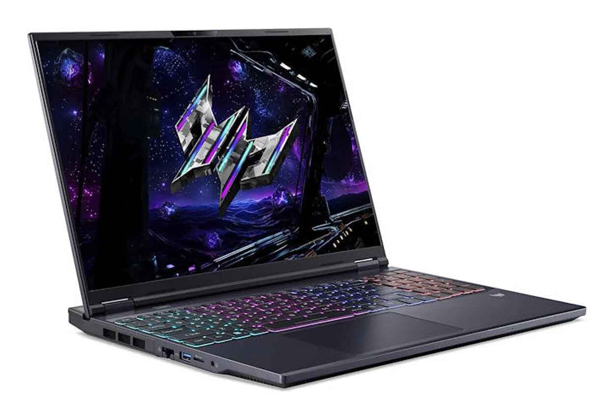 Acer Predator Helios Neo 16 AI PHN16-73-99XR Intel Core Ultra 9 275HX Laptop 40,6 cm (16") WQXGA 32 GB DDR5-SDRAM 2 TB SSD NVIDIA GeForce RTX 5070 Ti Wi-Fi 6E (802.11ax) Windows 11 Home Zwart