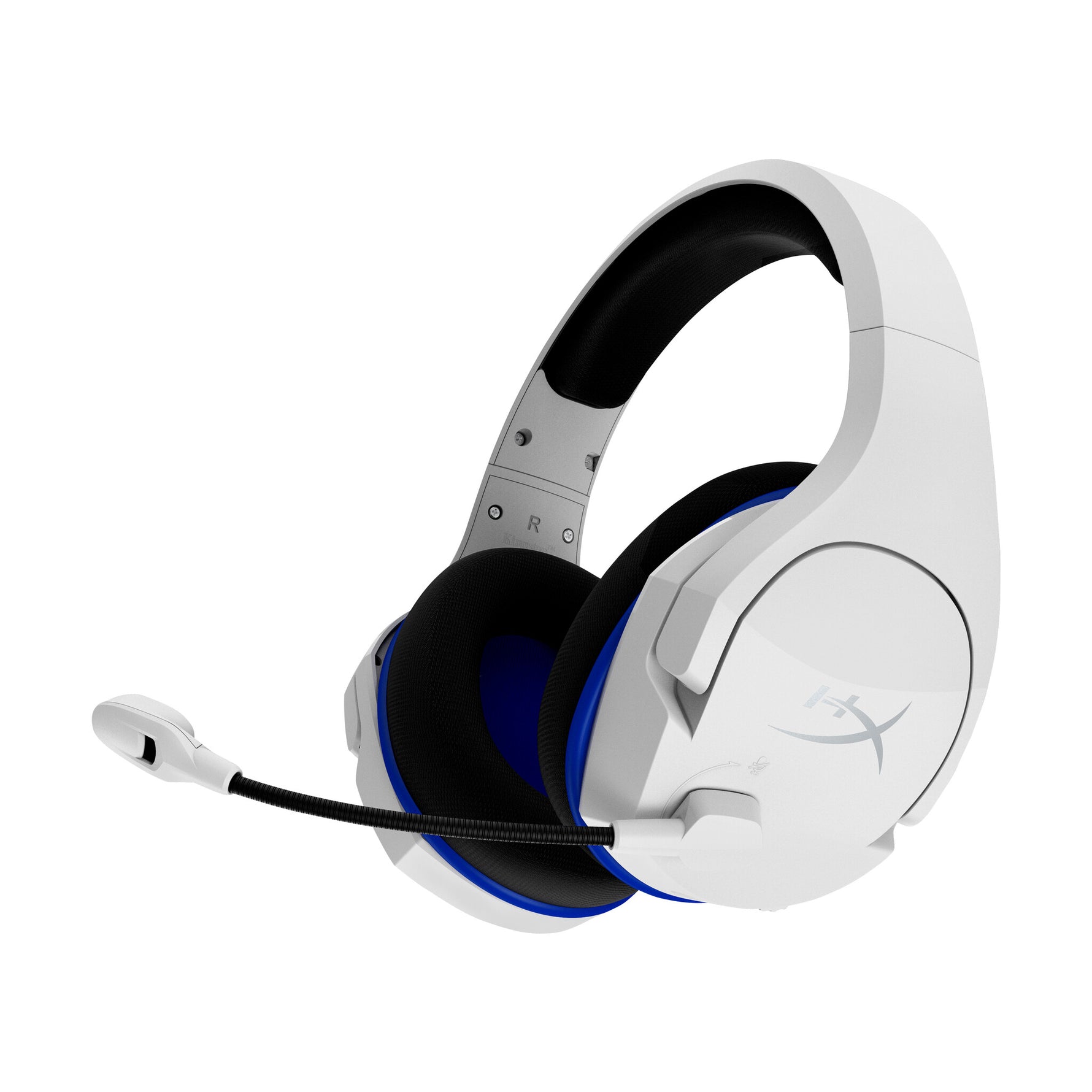 HyperX Cloud Stinger Core - draadloze gamingheadset (wit-blauw) - PS5-PS4