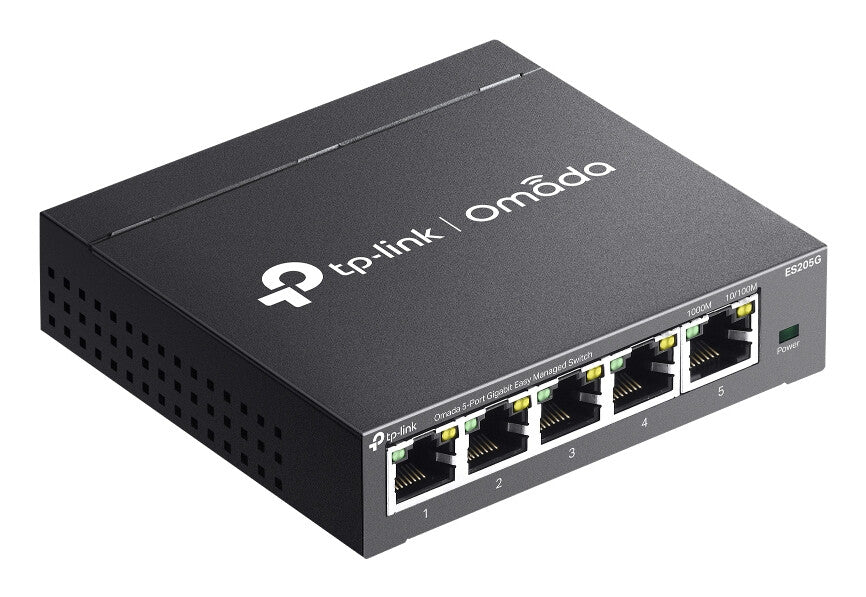 TP-Link Omada ES205G netwerk-switch Managed Gigabit Ethernet (10/100/1000) Zwart
