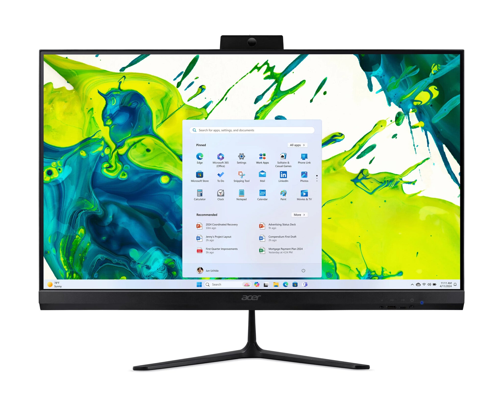 Acer Aspire C27B-GMTL Alles-in-één computer