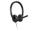 Lenovo 4XD1P83425 hoofdtelefoon/headset Bedraad Hoofdband Oproepen/muziek USB Type-A Zwart