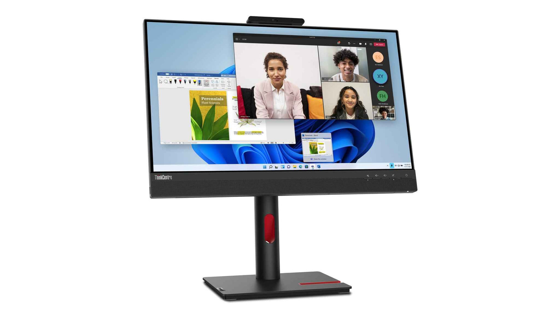 Lenovo ThinkCentre Tiny-In-One 24 Gen 5 LED display 60,5 cm (23.8") 1920 x 1080 Pixels Full HD Zwart