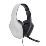 Trust GXT 415S Zirox Gaming Headset - Bedrade gamingheadset – Opklapbare microfoon – 50 mm drivers – Wit