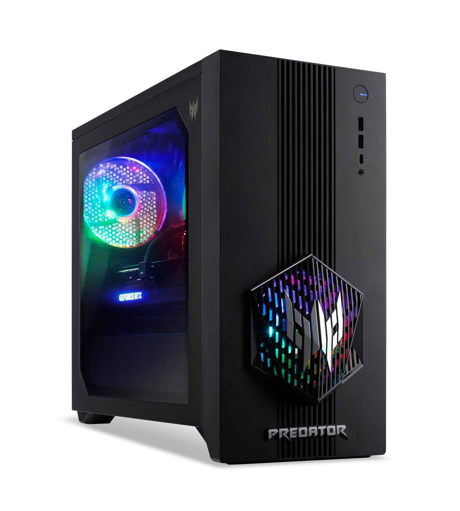 Acer Predator PO3-665 Intel Core Ultra 7 265F 16 GB DDR5-SDRAM 1 TB SSD NVIDIA GeForce RTX 5060 Ti Windows 11 Home Desktop PC Zwart