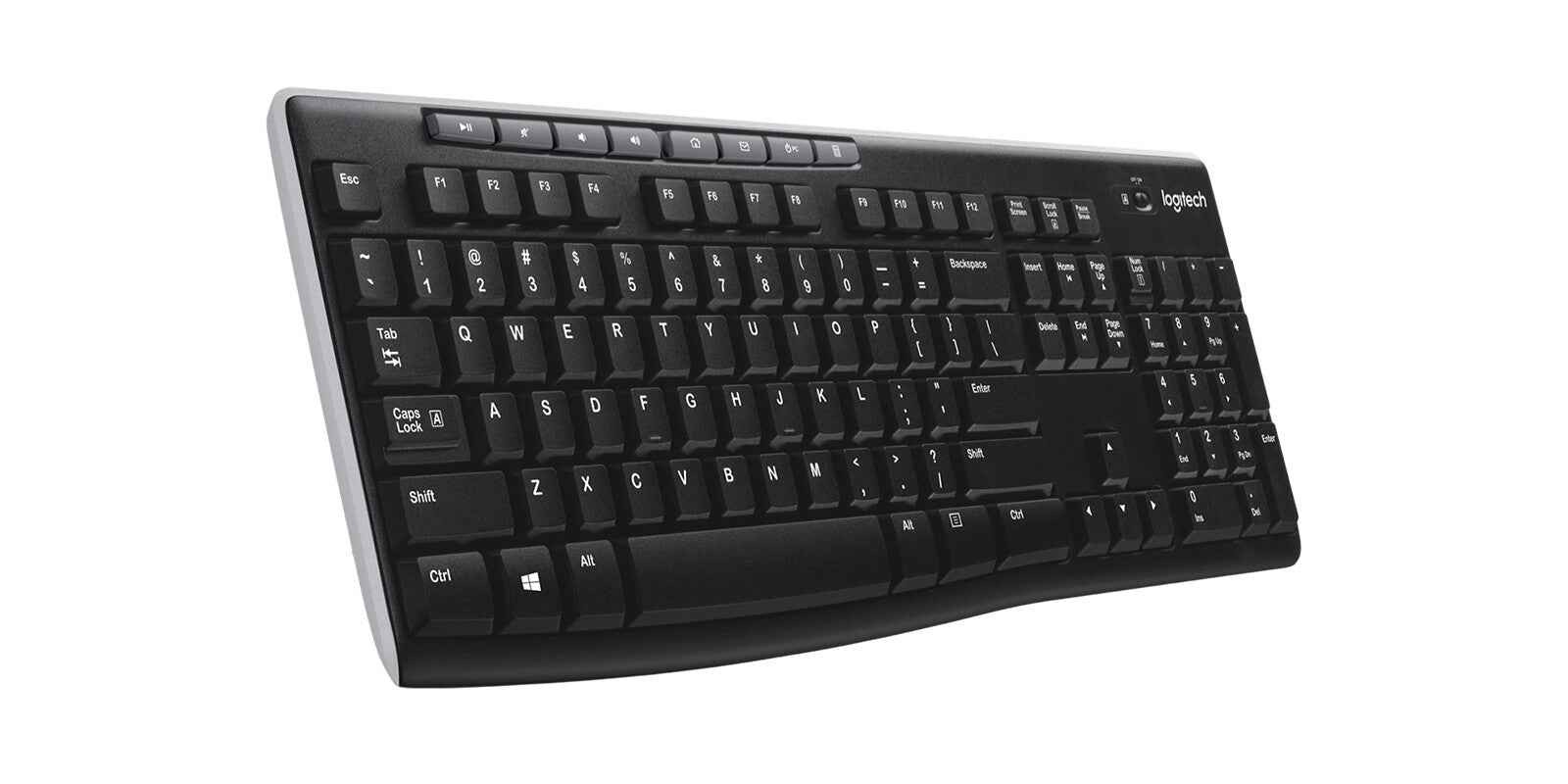 LOGITECH Wireless Keyboard K270 Keyboard wireless 2.4 GHz (UK)