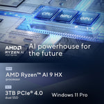 ASUS ExpertBook P5 G2 PM5606CGA-PL0034X Copilot+ PC AMD Ryzen AI 7 445 Laptop 40,6 cm (16") WQXGA 32 GB DDR5-SDRAM 1 TB SSD Wi-Fi 7 (802.11be) Windows 11 Pro Grijs QWERTY US International