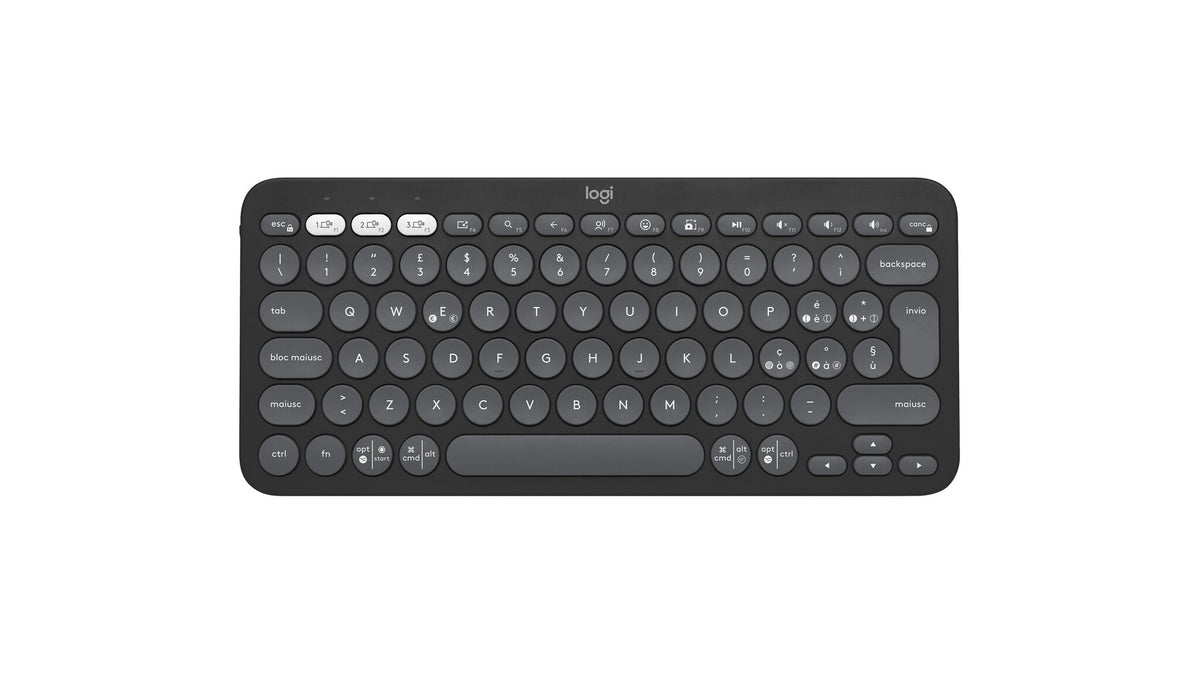 LOGITECH Pebble Keys 2 K380s TONAL GRAPHITE (ITA)