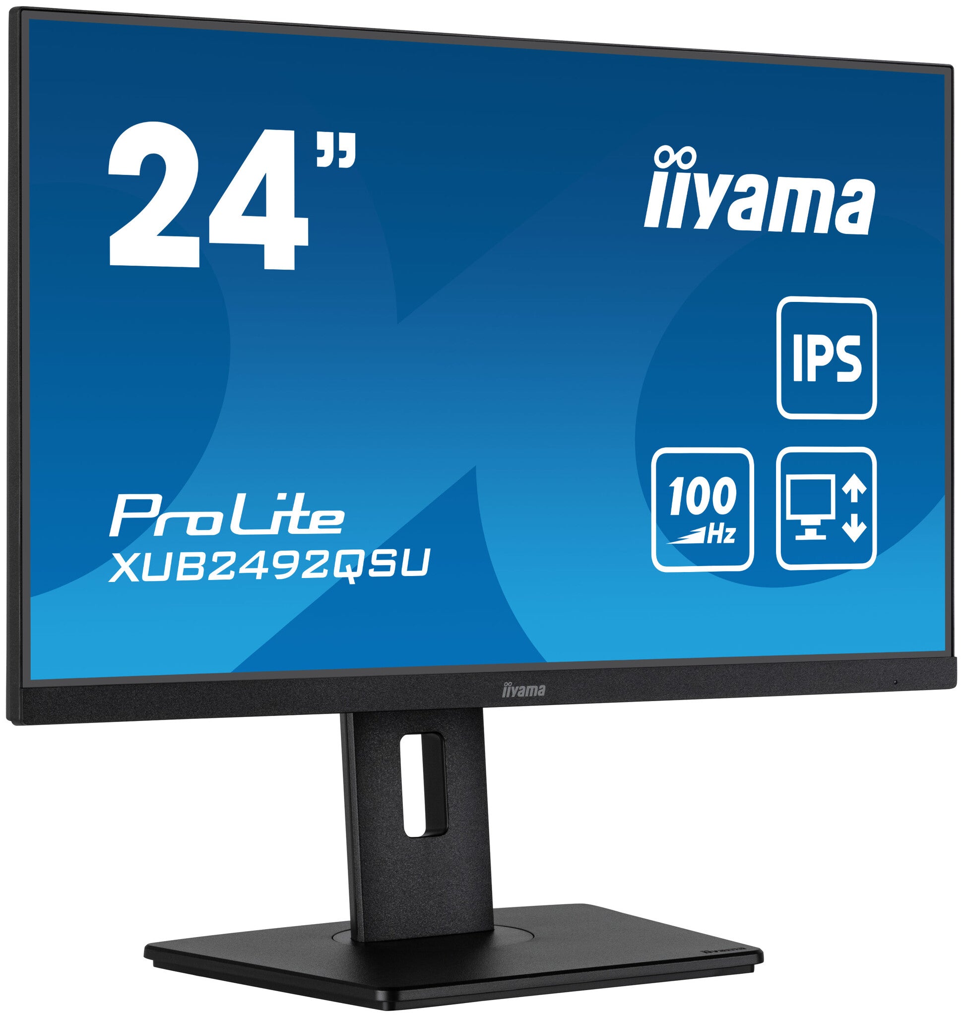 iiyama ProLite XUB2492QSU-B1 computermonitor 60,5 cm (23.8") 2560 x 1440 Pixels Quad HD LED Zwart