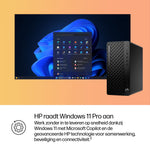 HP EliteDesk 8 Tower G1i AI Wolf Pro Security Edition Intel Core Ultra 7 265 16 GB DDR5-SDRAM 512 GB SSD Windows 11 Pro PC AI PC Zwart