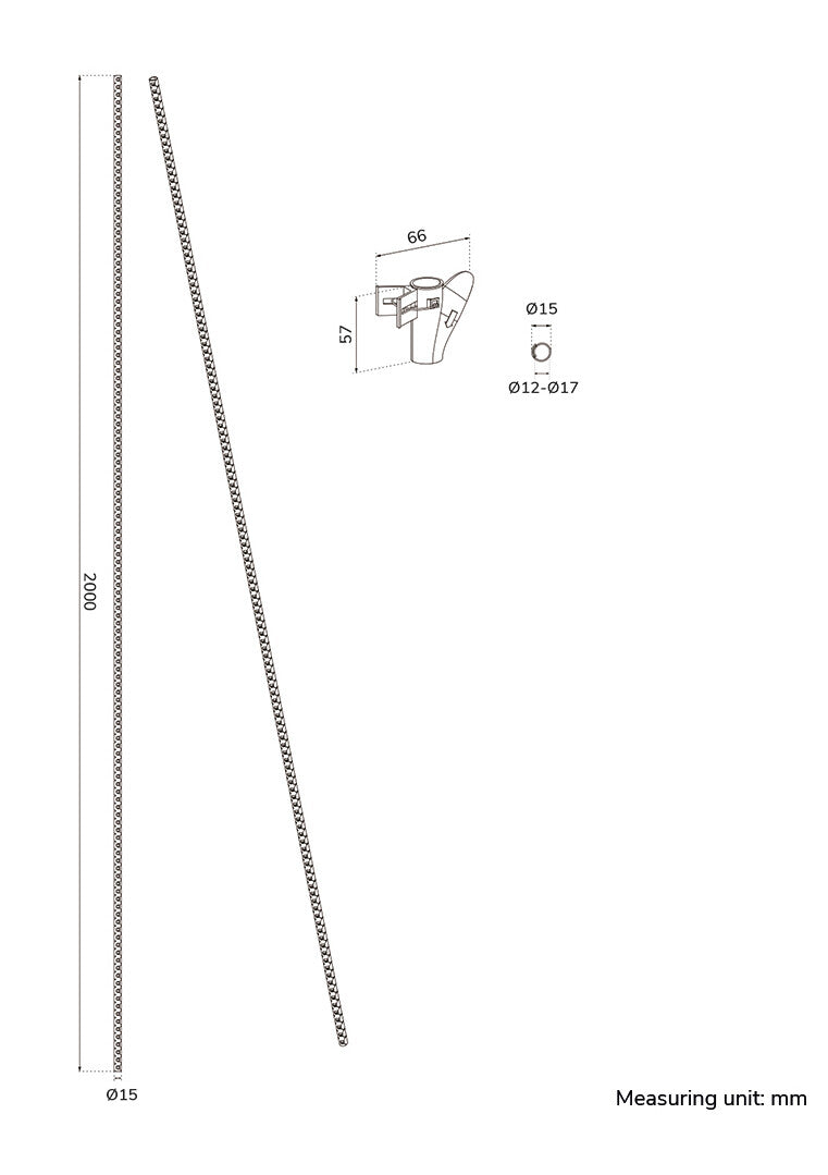 Neomounts ADS06-140WH Kabelspiraal - voor 1-3 kabels - universeel
