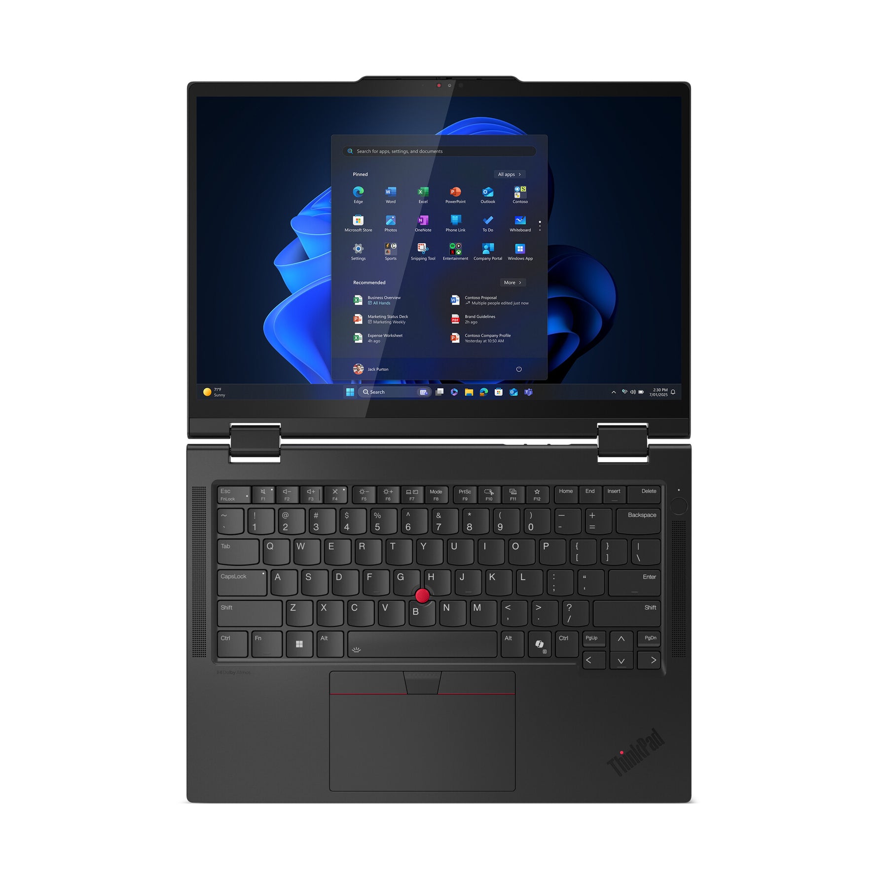 Lenovo ThinkPad T14s 2-in-1 Gen 1 Intel Core Ultra 5 225U Hybride (2-in-1) 35,6 cm (14