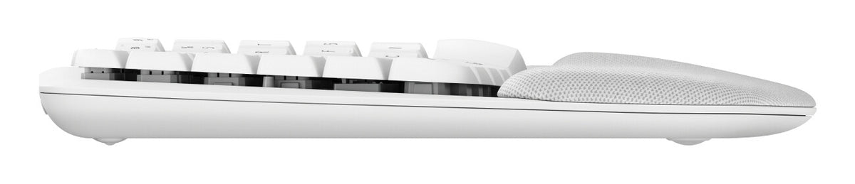 LOGITECH Wave Keys wireless ergonomic keyboard - OFFWHITE - (DE) - 2.4GHZ/BT - N/A - CENTRAL-419 - UNIVERSAL