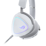 ASUS ROG Delta II Headset Bedraad en draadloos Hoofdband Gamen USB Type-C Bluetooth Wit