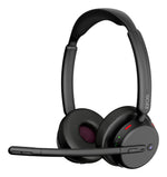 EPOS 1001490 hoofdtelefoon/headset Bedraad en draadloos Hoofdband Kantoor/callcenter USB Type-C Bluetooth Zwart