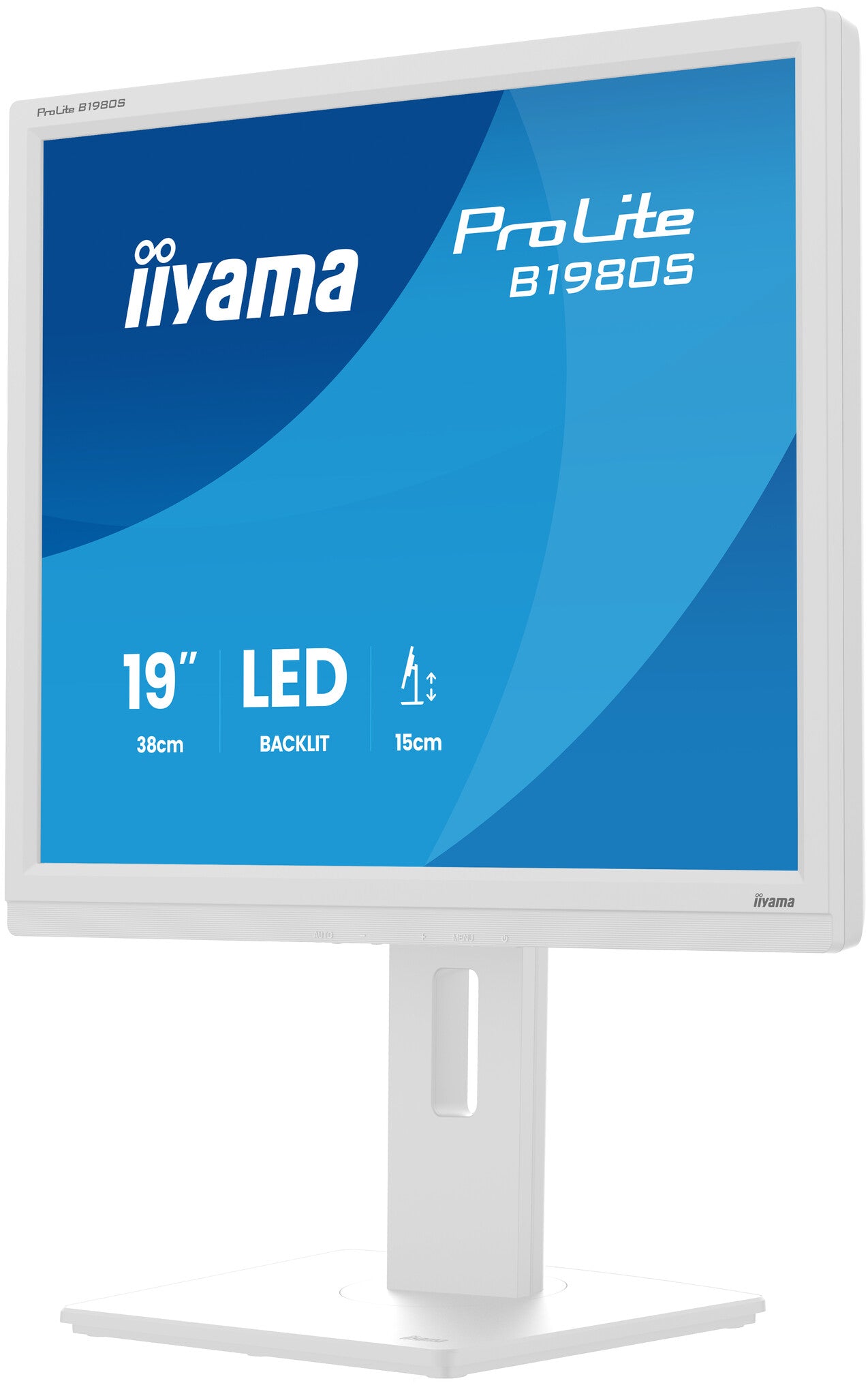 iiyama ProLite B1980S-W1 computer monitor 48,3 cm (19") 1280 x 1024 Pixels SVGA LED Wit