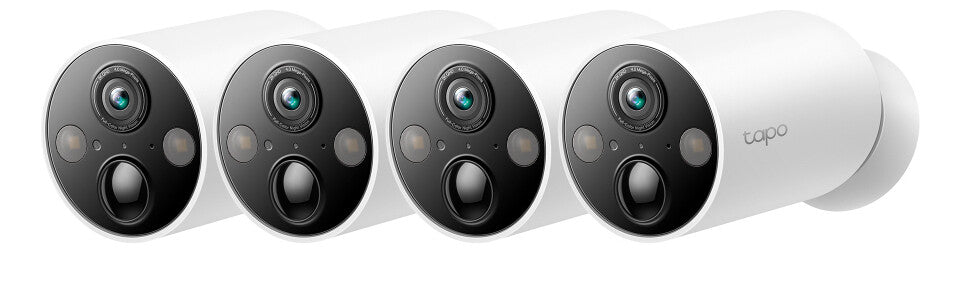 TP-Link Tapo C425 4-Pack Kogel (vorm) IP-beveiligingscamera Buiten 2560 x 1440 Pixels Plafond/muur
