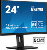 iiyama XUB2497HSU-B2 computer monitor 60,5 cm (23.8") 1920 x 1080 Pixels Full HD LED Zwart