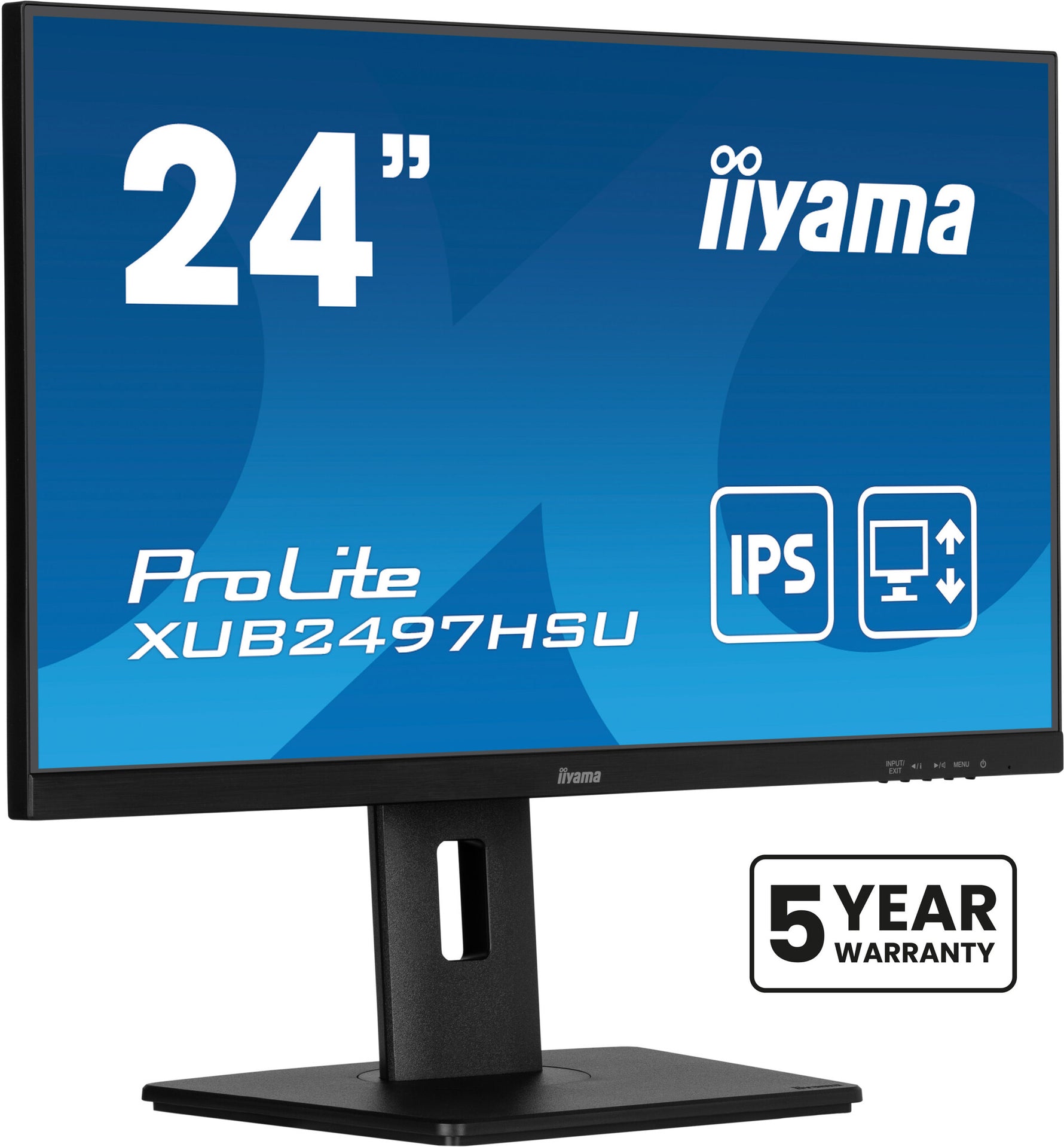 iiyama XUB2497HSU-B2 computer monitor 60,5 cm (23.8") 1920 x 1080 Pixels Full HD LED Zwart
