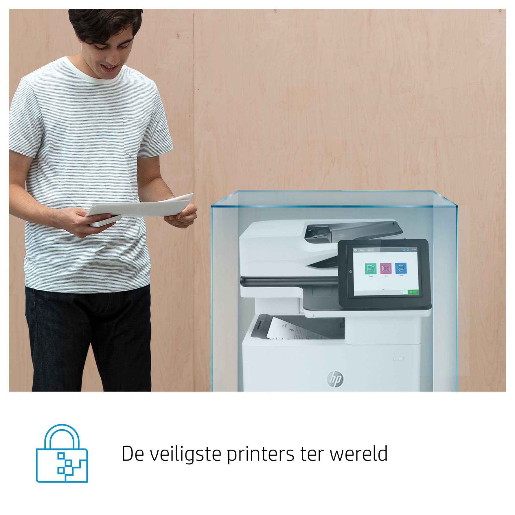 HP LaserJet Enterprise M635fht Multifunction Zwart-wit Printer, Alleen Ethernet; Kopieerapparaat, scanner