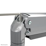 Neomounts NM-D775DX3SILVER Monitorarm 17-27" - gasveer - Topfix - 180°-stop