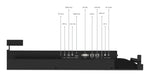 Lenovo ThinkVision T86 computer monitor 2,18 m (86") 3840 x 2160 Pixels 4K Ultra HD LED Touchscreen Zwart