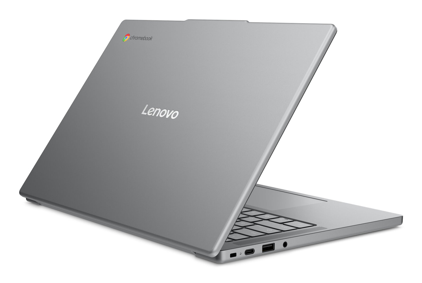 Lenovo Chrome 14M8911 MediaTek Kompanio 540 Chromebook 35,6 cm (14") WUXGA 4 GB LPDDR5x-SDRAM 64 GB UFS Wi-Fi 6E (802.11ax) ChromeOS Belgisch Grijs